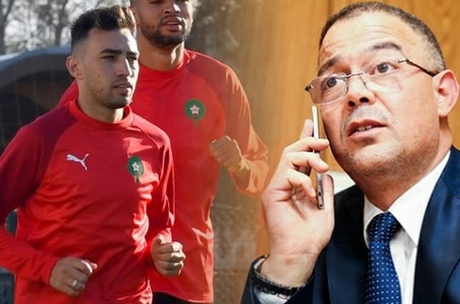 وحيد حاليلوزيتش منير الحدادي Munir El Haddadi فوزي لقجع faouzi lakjaa maroc المغرب منتخب المغرب