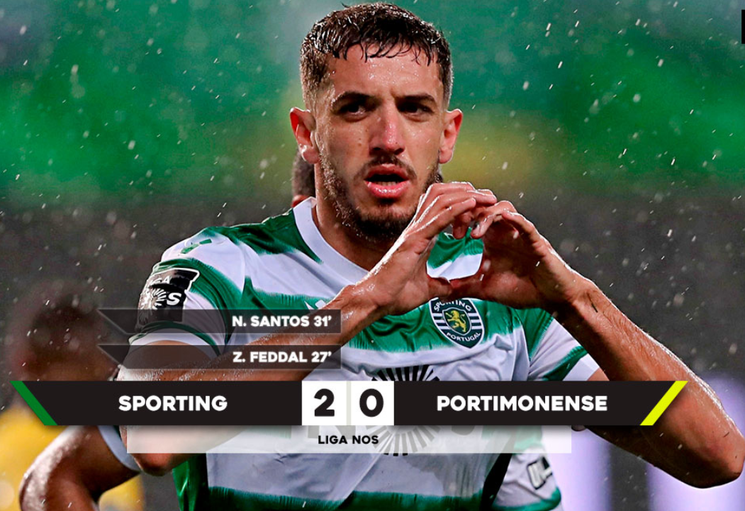 هدف زهير فضال في ملخص سبورتينج لشبونة و بورتيمونينسي بورتيمونينسي - Portimonense S.C سبورتينج لشبونة Sporting CP Zouhair Feddal