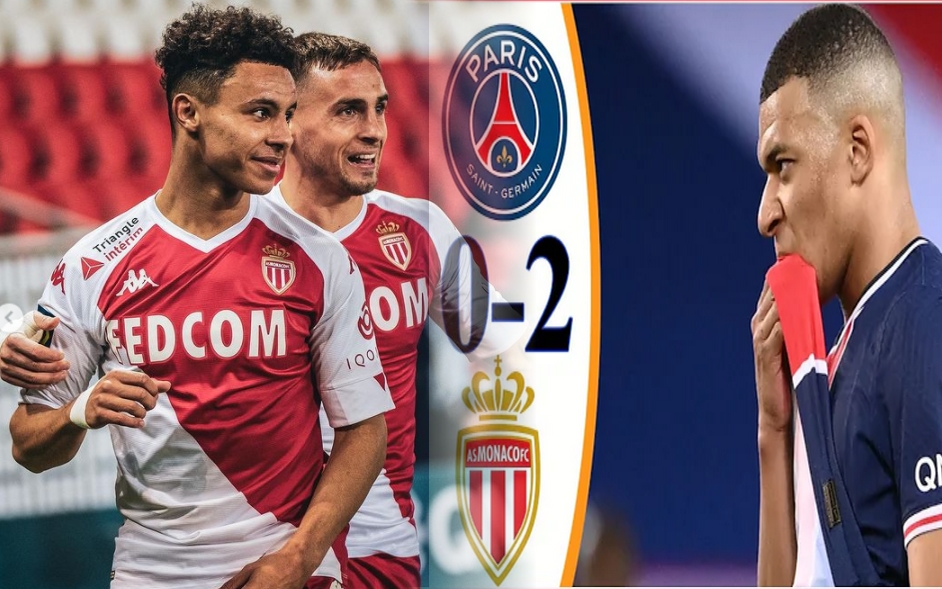 Sofiane Diop سفيان ديوب يسجل هدف في مبارة باريس سان جيرمان 0- 2 موناكو PSG vs Monaco paris saint germain ligue1