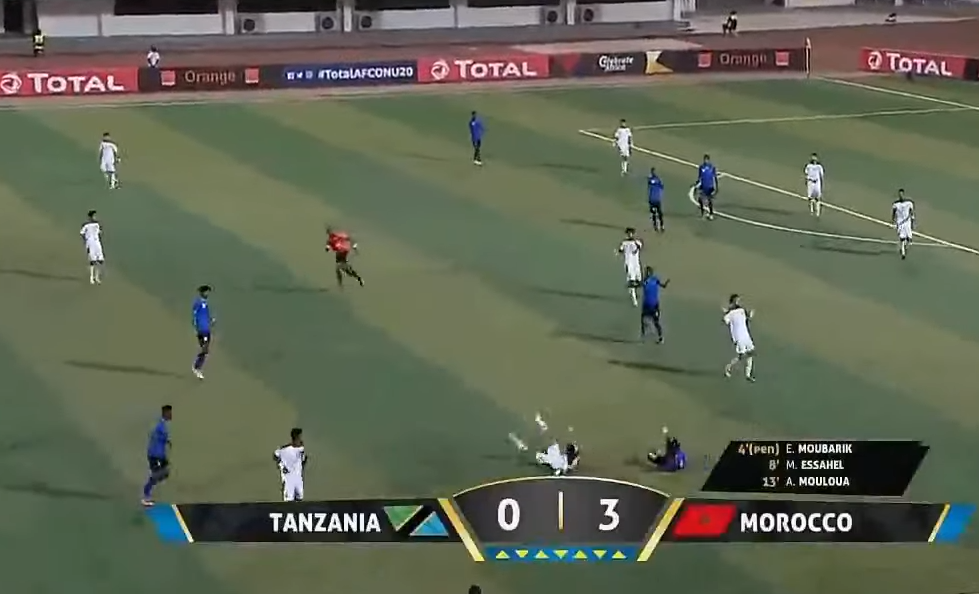 ملخص مباراة المغرب وتنزانيا 3-0 كأس أفريقيا للشباب تحت 20 سنة