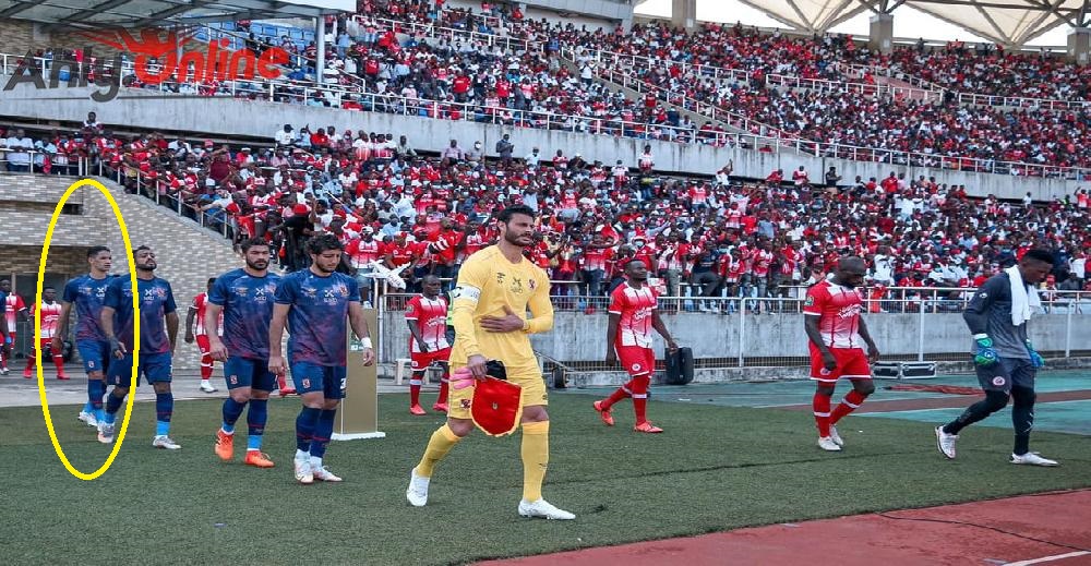 بدر بانون في مباراة اليوم أمام سيمبا التنزاني في دوري ابطال افريقيا