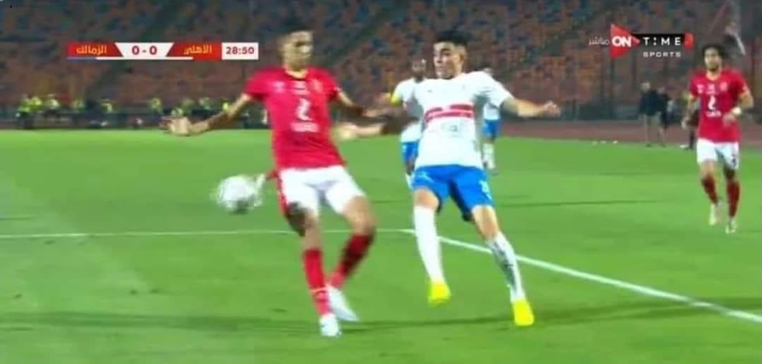 اشرف بن شرقي ,بدر بانون, اشرف بن شرقي بدر بانون, achraf bencherki, Badr Benoun, ahly, zamalek, مراوغة اشرف بن شرقي لبدر بانون