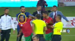 إلياس السبيع, كأس العالم لمبتوري الأطراف, لاعب المنتخب المغربي لمبتوري الأطراف, لاعب المنتخب المغربي يعتدي على الحكم