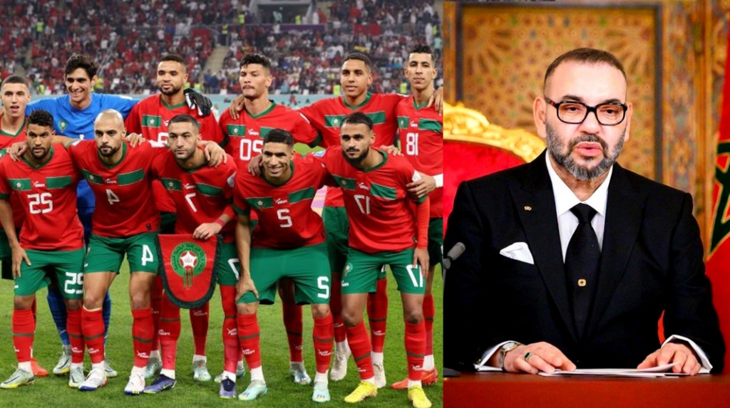 استقبال ملكي وشعبي لبعثة المنتخب الوطني المغربي العائد من قطر