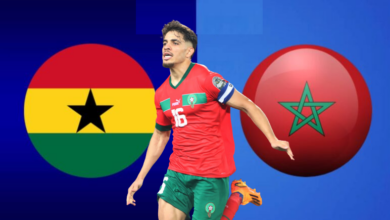 تشكيلة المنتخب المغربي ضد غانا, توقيت مباراة المغرب وغانا, مباراة المغرب وغانا, موعد مباراة المغرب وغانا